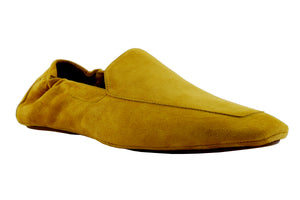 Mocassino pantofola "Pasha" in camoscio cuoio